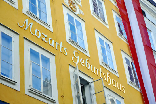 Mozart Geburtshaus - Ausflugsziel in der Stadt Salzburg